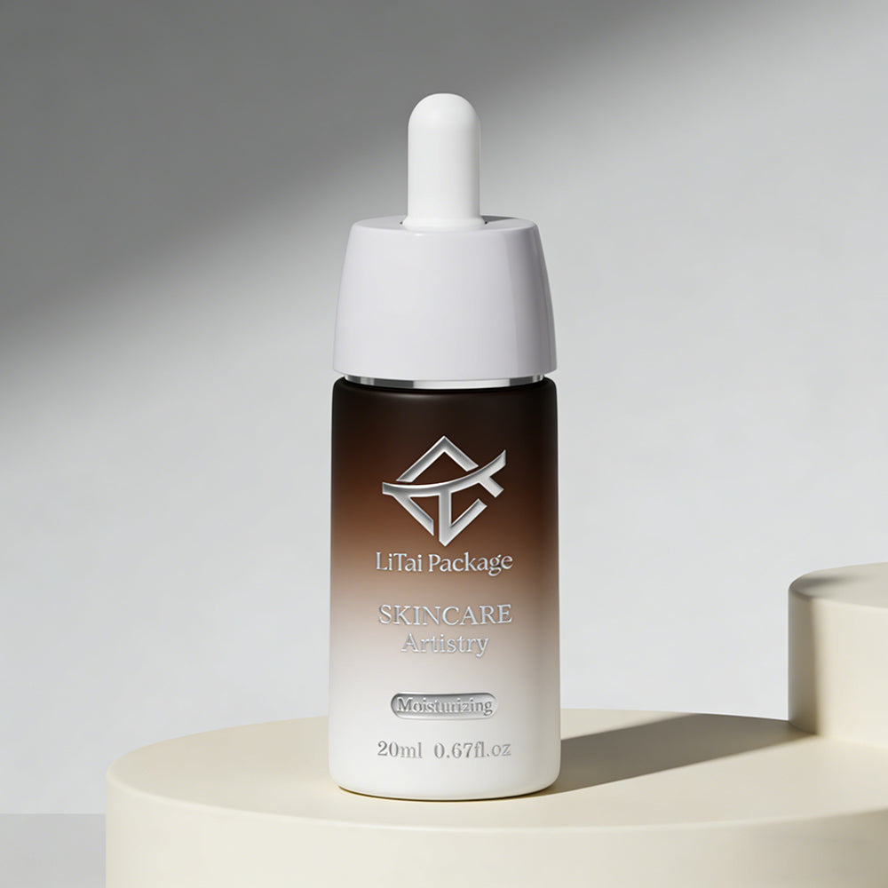 20ml 10ml Empty Luxury Custom Logo Hair Care Essential Oil Glass Dropper Bottle for Serum