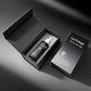 Custom Black Flat Shoulder 30ml 50ml 100ml Hair Oil Serum Skincare Frosted Glass Dropper Bottle with Packaging Gift Box