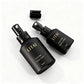 Custom Unique Matte Black Glass Cosmetic Packaging Set Luxury Skincare Packaging Containers Bottle and Jar for Lotion and Cream