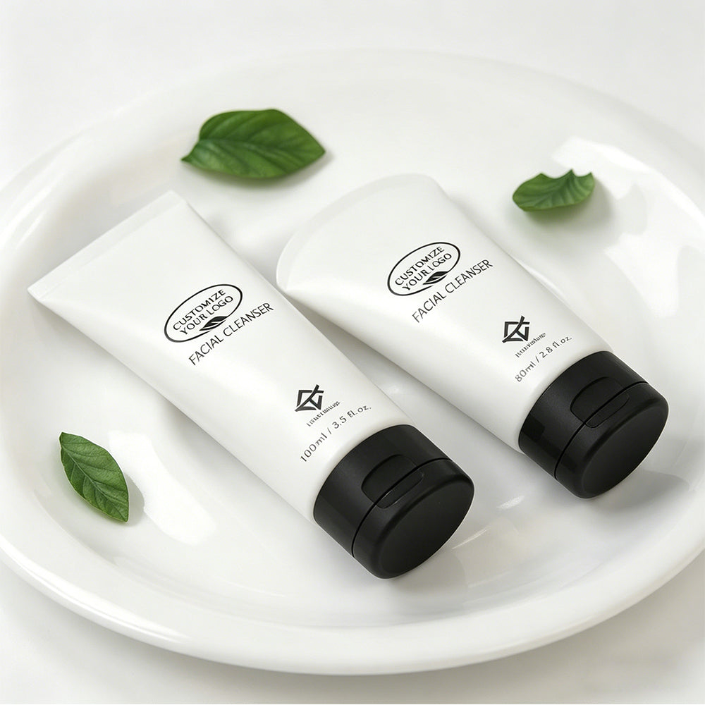 Empty Matte Glass Cosmetic Packaging Set Luxury Glass Cream Jar Custom Essential Oil Bottle