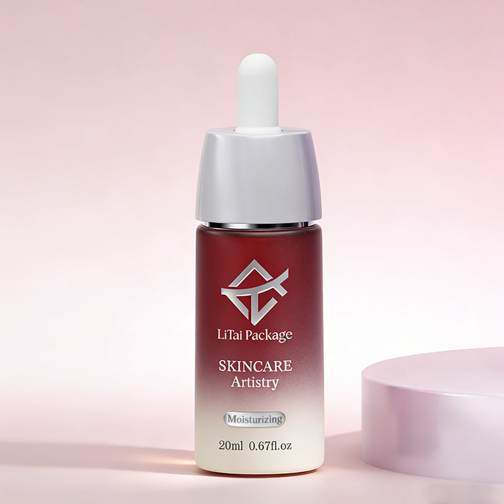 20ml 10ml Empty Luxury Custom Logo Hair Care Essential Oil Glass Dropper Bottle for Serum