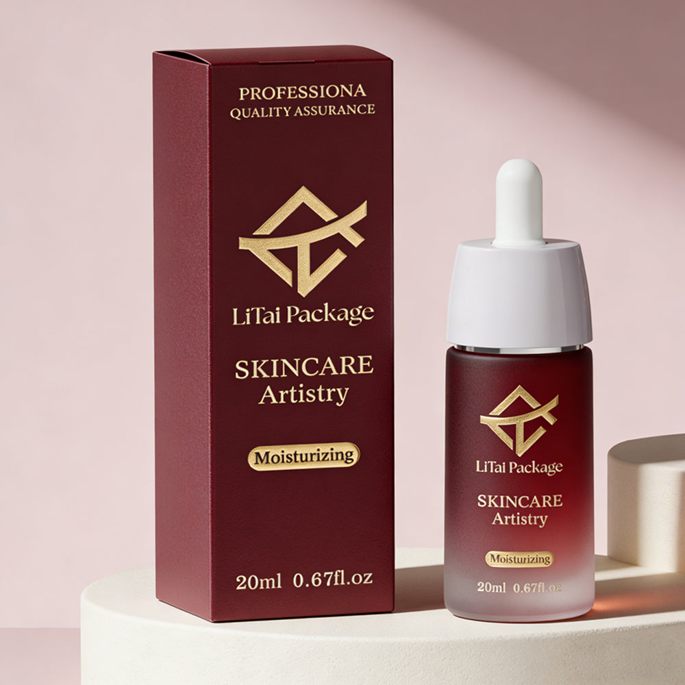 20ml 10ml Empty Luxury Custom Logo Hair Care Essential Oil Glass Dropper Bottle for Serum