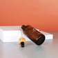 Skin Care Glass Packaging Essential Oil Bottle with Bamboo Wood Caps