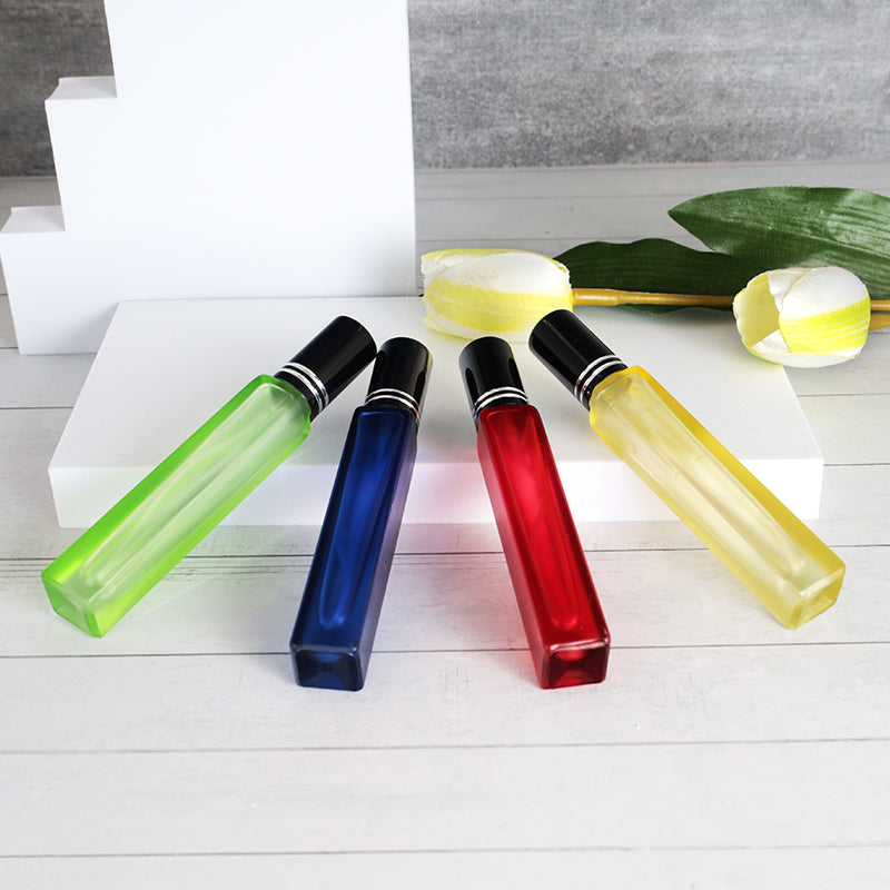 10ml Square Glass Spray Bottle Portable