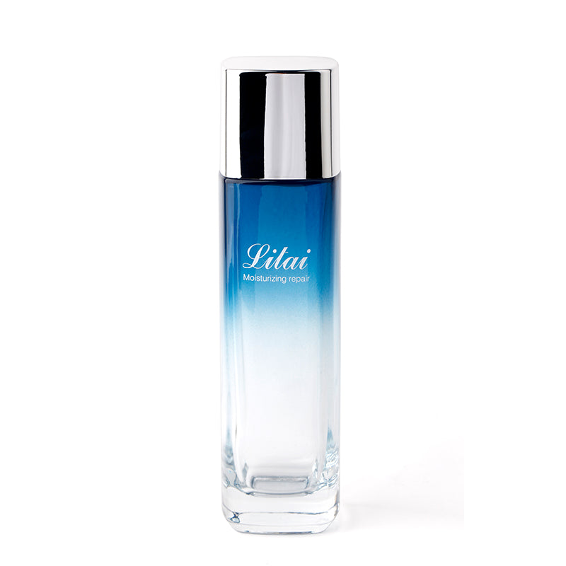 Blue Skincare Glass Packaging for Lotion Cream Toner