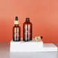 Skin Care Glass Packaging Essential Oil Bottle with Bamboo Wood Caps