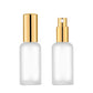Empty Frosted Glass Spray Bottle 30ml 50ml 100ml