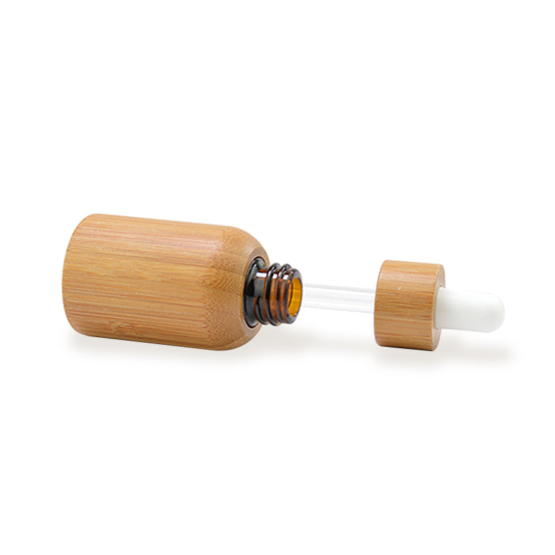 10ml 30ml 50ml Empty Eco-friendly Bamboo Essential Oils Glass Dropper Bottle