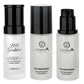 Custom 30ml glass lotion cream liquid foundation pump bottle 1oz