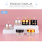 Transparent amber glass cream jar 5g 30g 50g 100g